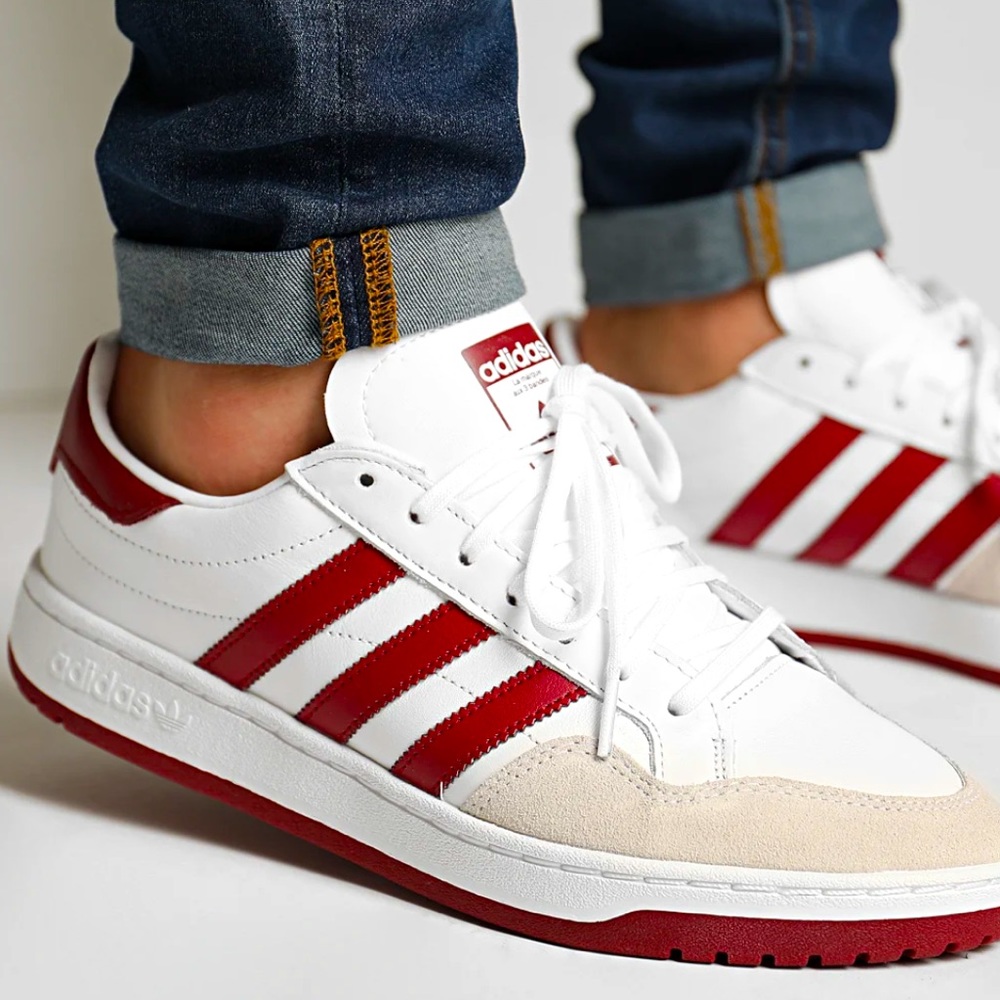 Rare Retro Vintage Inspired Adidas Originals Team Court Sneakers